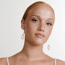 Load image into Gallery viewer, Tiril Circle Chain Earrings Stainless Steel
