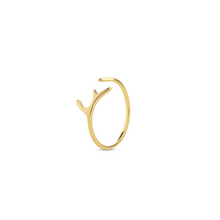 Load image into Gallery viewer, Janna Delicate Twig Ring Stainless Steel
