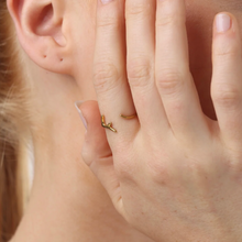 Load image into Gallery viewer, Janna Delicate Twig Ring Stainless Steel
