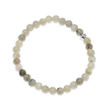 Load image into Gallery viewer, Erika Stone Bead Bracelet Stainless Steel
