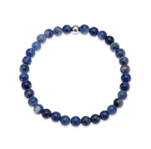 Load image into Gallery viewer, Erika Stone Bead Bracelet Stainless Steel
