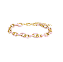 Load image into Gallery viewer, Ines Colorful Link Bracelet Stainless Steel
