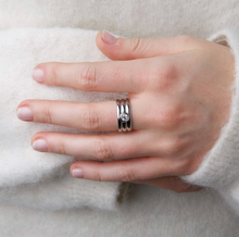 Load image into Gallery viewer, Jane Crystal Ring Stainless Steel
