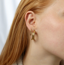 Load image into Gallery viewer, Kajsa Hammered Stud Earrings
