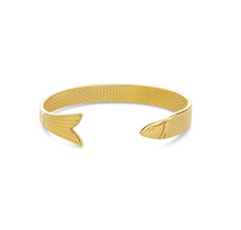 Load image into Gallery viewer, Erle Fish Bangle Bracelet Stainless Steel
