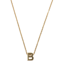 Load image into Gallery viewer, Viola Letter Necklace GOLD Stainless Steel
