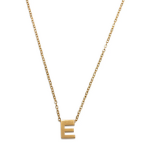Load image into Gallery viewer, Viola Letter Necklace GOLD Stainless Steel
