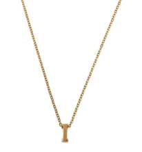Load image into Gallery viewer, Viola Letter Necklace GOLD Stainless Steel
