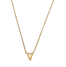 Load image into Gallery viewer, Viola Letter Necklace GOLD Stainless Steel
