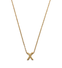 Load image into Gallery viewer, Viola Letter Necklace GOLD Stainless Steel
