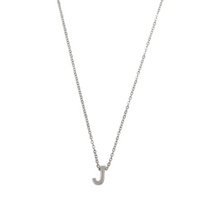 Load image into Gallery viewer, Viola Letter Necklace SILVER Stainless Steel
