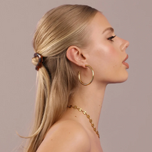 Load image into Gallery viewer, Stine Hoop Stud Earrings Stainless Steel
