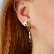 Load image into Gallery viewer, Fee Fish Stud Earrings Stainless Steel

