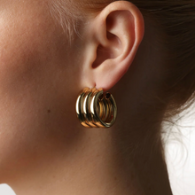 Load image into Gallery viewer, Liv Multi-Layered Stud Earrings Stainless Steel
