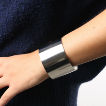 Load image into Gallery viewer, Connie Statement Bangle Bracelet Stainless Steel
