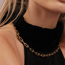 Load image into Gallery viewer, Betty Paperclip Link Necklace Stainless Steel
