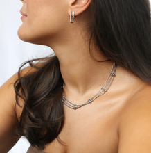 Load image into Gallery viewer, Oda Multi-Strand Bead Necklace Stainless Steel
