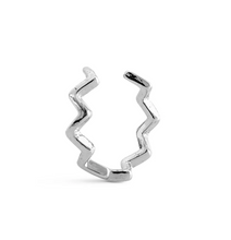 Load image into Gallery viewer, Eila Wavy Ear Cuff Stainless Steel
