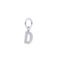 Load image into Gallery viewer, Sanya Initial Charm Silver Stainless Steel
