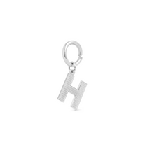 Load image into Gallery viewer, Sanya Initial Charm Silver Stainless Steel
