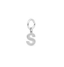 Load image into Gallery viewer, Sanya Initial Charm Silver Stainless Steel
