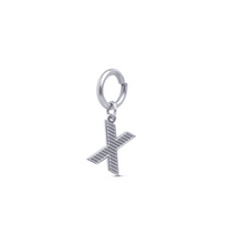 Load image into Gallery viewer, Sanya Initial Charm Silver Stainless Steel
