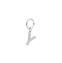 Load image into Gallery viewer, Sanya Initial Charm Silver Stainless Steel
