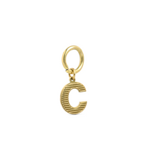 Load image into Gallery viewer, Sanya Initial Charm Gold Stainless Steel
