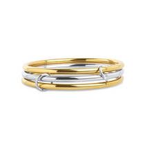 Load image into Gallery viewer, Rory 3 pcs Stacked Bangle Bracelet Stainless Steel
