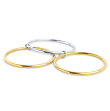 Load image into Gallery viewer, Rory 3 pcs Stacked Bangle Bracelet Stainless Steel
