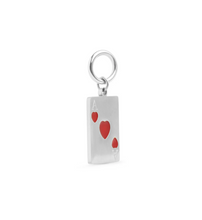 Load image into Gallery viewer, Etta Ace Hearts Charm Stainless Steel
