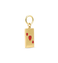 Load image into Gallery viewer, Etta Ace Hearts Charm Stainless Steel

