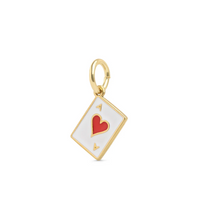Load image into Gallery viewer, Etta Ace Hearts Charm Stainless Steel
