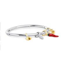 Load image into Gallery viewer, Peg Sleek Bangle Bracelet Stainless Steel
