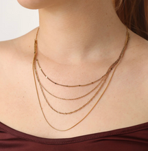 Load image into Gallery viewer, Abida Multi Chain Necklace Stainless Steel
