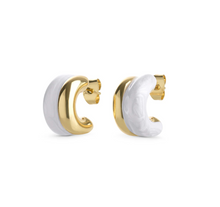 Load image into Gallery viewer, Engla Duo Stud Earrings Stainless Steel
