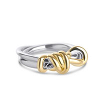 Load image into Gallery viewer, Kelly Knot Ring Stainless Steel
