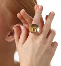 Load image into Gallery viewer, Marla Shell Ring Stainless Steel
