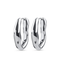 Load image into Gallery viewer, Blanka Hoop Earrings Stainless Steel
