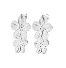 Load image into Gallery viewer, Lottie Flower Earrings Stainless Steel
