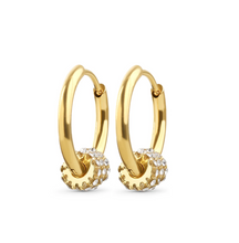 Load image into Gallery viewer, Hevin Hoop Earrings Stainless Steel

