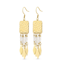 Load image into Gallery viewer, Britt Dangle Earrings Stainless Steel
