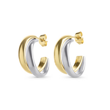 Load image into Gallery viewer, Emmie Duo Stud Earrings Stainless Steel
