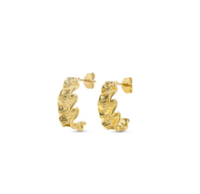 Load image into Gallery viewer, Greta Organic Stud Earrings Stainless Steel
