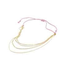 Load image into Gallery viewer, Dagny Layered Chain Necklace Stainless Steel
