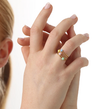 Load image into Gallery viewer, Disa Color Bead Rings Stainless Steel

