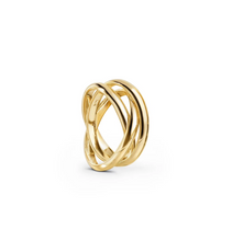 Load image into Gallery viewer, Alvy Twist Ring Stainless Steel
