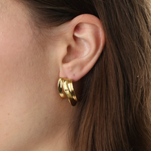 Load image into Gallery viewer, Tay Structured Stud Earrings Stainless Steel
