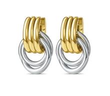 Load image into Gallery viewer, Nea Duo Hoop Earrings
