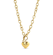 Load image into Gallery viewer, Myra Heart Necklace Stainless Steel
